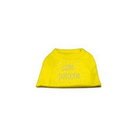 Ahi Cutie Patootie Rhinestone Shirts Yellow Lg (14)