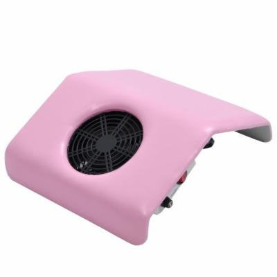 Manicure Pedicure Nail Art Dust Suction Collector Pink w/ 2 Bags