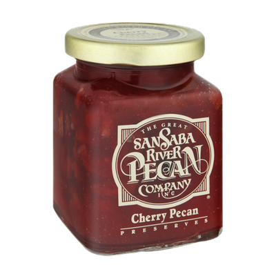 The Great San Saba River Pecan Company Cherry Pecan Preserves