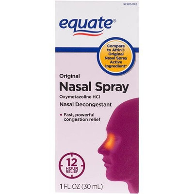 Equate Nasal Spray Original 1 Oz 3-pak Compare to Afrin Oxymetazoline Hydrochloride