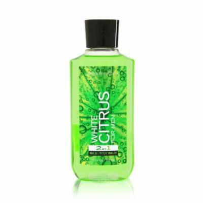 Bath Body Works White Citrus 10.0 oz 2 in 1 Hair Body Wash (10 Ounces)