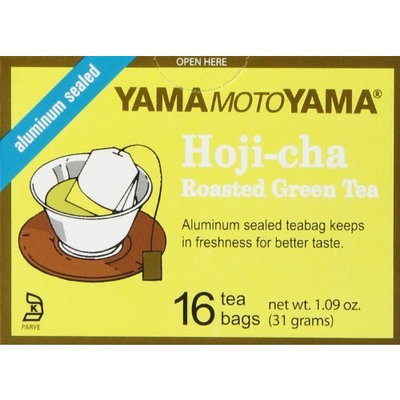Yamamotoyama Hojicha Roasted Green Tea, 16-Count Boxes (Pack of 12)