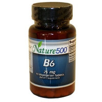 Nature500 Vitamin B6 25mg 90 Vegetarian Tablets