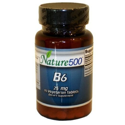 Nature500 Vitamin B6 25mg 90 Vegetarian Tablets