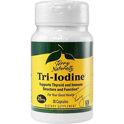 EuroPharma Terry Naturally Terry Naturally Tri-Iodine 25 mg, 30 Capsules