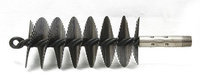 TOUGH GUY 3EDE2 Flue Scraper, Dia 2 1/4,1/4 MNPT, Length 8