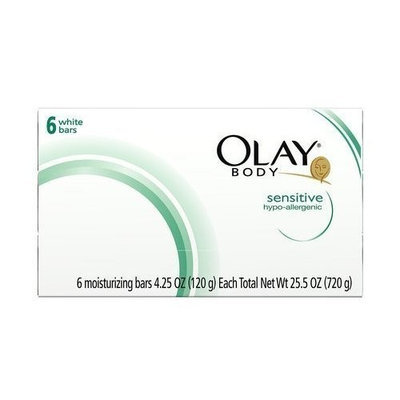 Olay Body Sensitive Hypo Alllergenic White Bars Soap