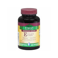Finest Nutrition E d-Alpha Vitamin 1000 IU Dietary Supplement Softgels 100 Each