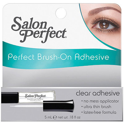 Salon Perfect Perfect Brush-On Clear Adhesive, 0.18 fl oz