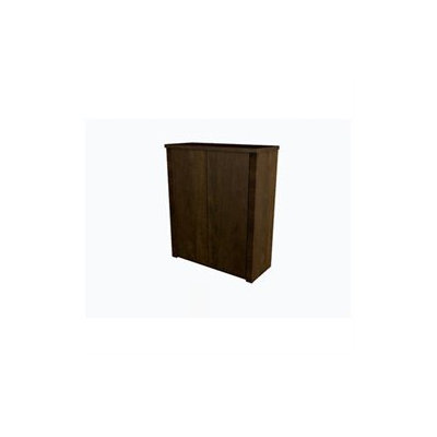 Bestar Prestige + Two Door Cabinet in Chocolate