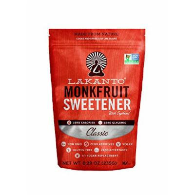 Lakanto Monk Fruit Sweetener All Natural Sugar Substitute, Classic White, 235 Grams (8.29 Ounces)