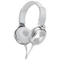 SONY White/Silver MDR-X05/WS Headphones, White/Silver