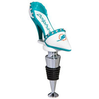 NFL Miami Dolphins High-Heel Shoe Bottle Stopper