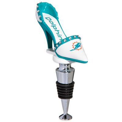 NFL Miami Dolphins High-Heel Shoe Bottle Stopper