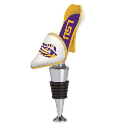 Louisiana State University High Heel Shoe Bottle Stopper