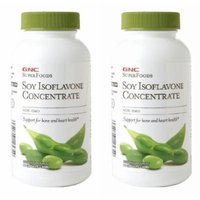 GNC SuperFoods Soy Isoflavone Concentrate 50mg Capsules - 90 Count (Two Bottles each of 90 Capsules)