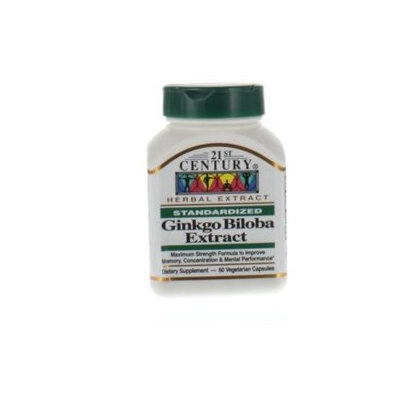 21st Century Healthcare Ginkgo Biloba Extract 60 Vegetarian Capsules, 21st Century Health Care