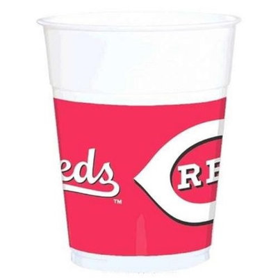 Amscan 429353 Cincinnati Reds Plastic Cups - Pack of 150