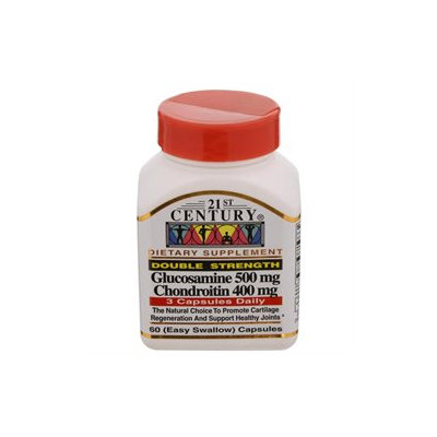 21st Century Healthcare Glucosamine & Chondroitin Double Strength 60 Capsules, 21st Century Health Care