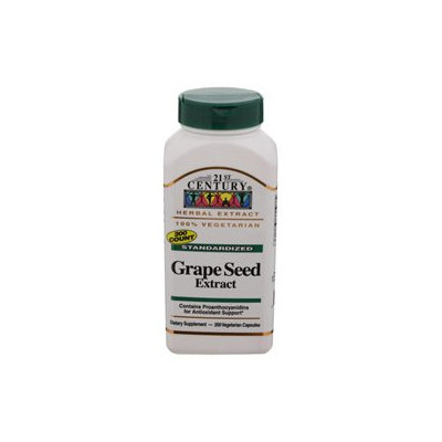 21st Century Healthcare Grape Seed Extract 200 Vegetarian Capsules, 21st Century Health Care