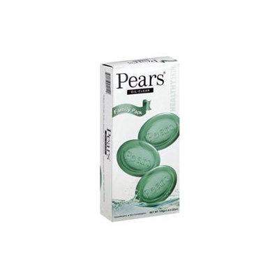 Pears Oil Clear Green Hypoallergenic Family Pack Soap
