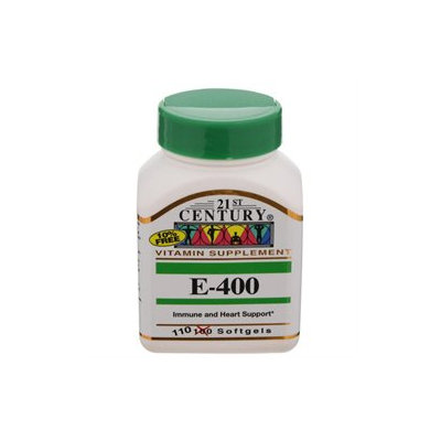 21st Century Vitamins Vitamin E 400 IU Softgels
