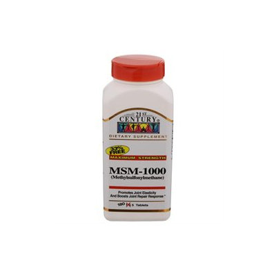 21st Century Healthcare 21st Century MSM 1000 mg Maximum Strength, Tablets