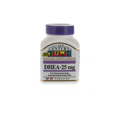 21st Century Healthcare DHEA 25 mg 90 Capsules, 21st Century Health Care