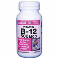 MAJOR PHARMACEUTICALS VITAMIN B-12 1000MCG 130 TABLET
