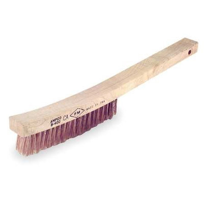 AMPCO B400 Nonsparking Wire Brush, 4x19, Phsphrs Brnz