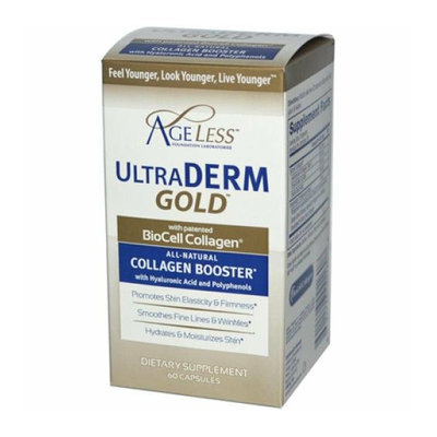 Ageless Foundation Ultraderm Gold Collagen Booster 60 capsules