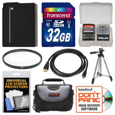 Essentials Bundle for Panasonic DMC-G6 Digital Camera with 32GB Card + Case + DMW-BLC12 Battery + Tripod + HDMI Cable + Kit