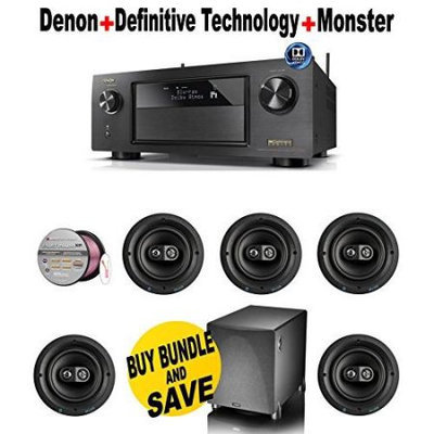 Electronics Expo Denon AVR X4200W 7.2 Channel Full 4K Ultra HD Network A V Receiver with Wi Fi and Bluetooth 5 Defi