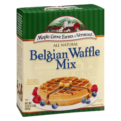 Maple Grove Farmers of Vermont All Natural Belgian Waffle Mix