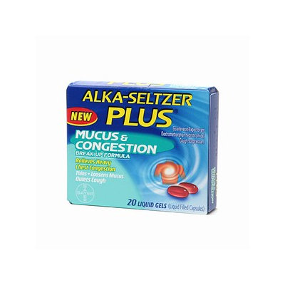 Alka-Seltzer Plus Mucus & Congestion Break Up Formula Liquid Gel