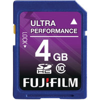 Fujifilm 600008928 4GB Class 10 Secure Digital High-Capacity Memory Card