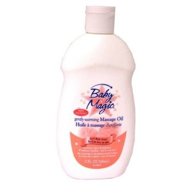 Baby Magic Gently Warming Massage Oil, Soft Baby Scent, 5 Oz.