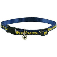 Pet Goods Mfg University of West Virginia Cat Safety Collar (adjusts 8