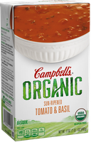 Campbell's® Organic Sun-Ripened Tomato & Basil Bisque