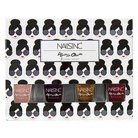 NAILS INC. alice + olivia by Stacey Bendet Mini Nail Set Next To Nothing/Ruby Night Sky/Gold Goddess/Paris Rouge 4 x 0.17 oz