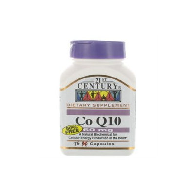21st Century Healthcare Co-Q10 60 mg 75 Capsules, 21st Century Health Care