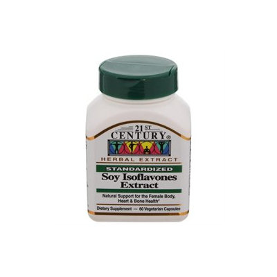 21st Century Healthcare Soy Isoflavones Extract 60 Vegetarian Capsules, 21st Century Health Care