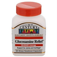 21st Century Healthcare Glucosamine Relief 500 mg 60 Capsules, 21st Century Health Care