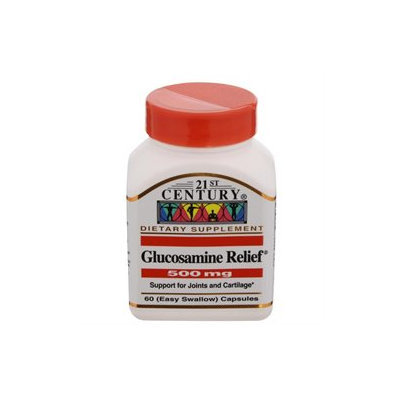 21st Century Healthcare Glucosamine Relief 500 mg 60 Capsules, 21st Century Health Care