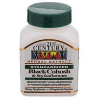 21st Century Healthcare Black Cohosh & Soy Isoflavones 60 Vegetarian Capsules, 21st Century Health Care