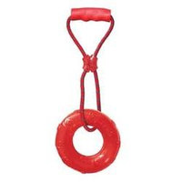 Kong Company - Squeezz Ring With Handle- Assorted Medium - PSP23