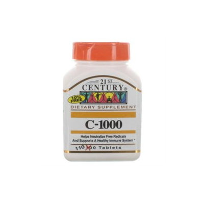 21st Century Vitamins Vitamin C 1,000 mg Tabs