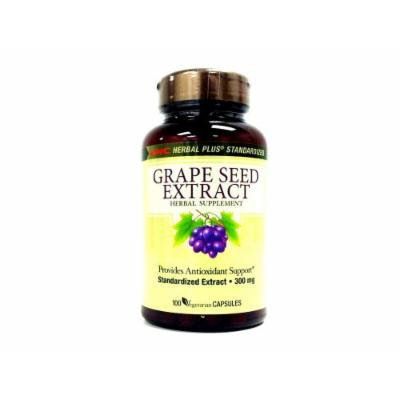 GNC Grape Seed Extract 100mg / 300mg (Single or Multi-packs) (Grape Seed 300 mg 1 Pack (100 capsules))