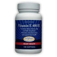 Enzymatic Therapy Vitamin E - 400 IU - 100 Softgels