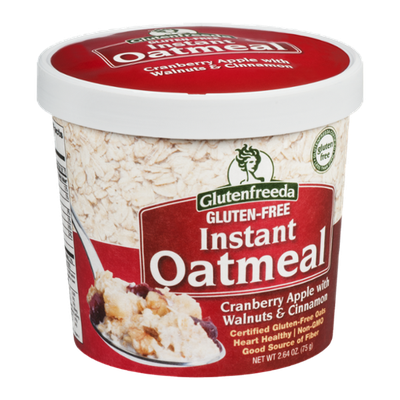 Glutenfreeda Instant Oatmeal Cranberry Apple with Walnuts & Cinnamon